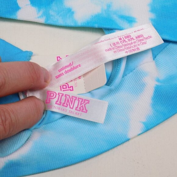 nwt VS PINK bra bralette dip dye ombre tie dye - Picture 3 of 3